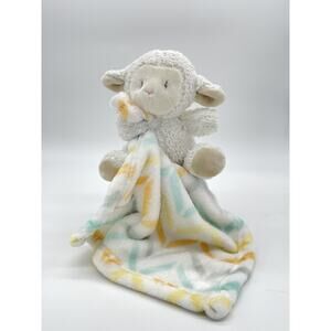 Little Miracles Zig Zag Chevron Sheep Lamb Lovey Security Blanket Costco Unisex